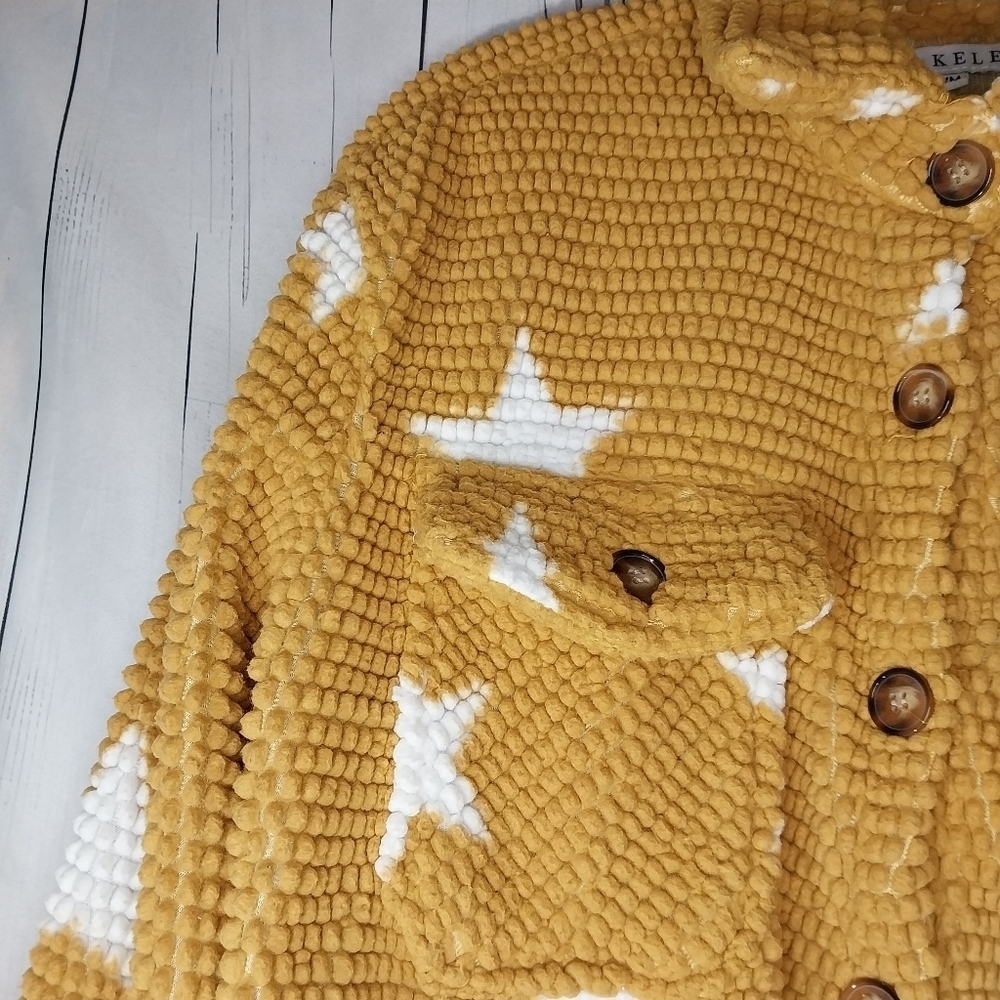 Blakely Star Casual Oversized Shacket with pockets Size S/M - Picture 4 of 12